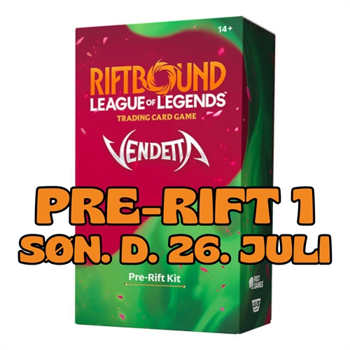 Vendetta Pre-Rift event 1 -  søndag d. 26. juli kl.10:30 - Riftbound - Aarhus billet